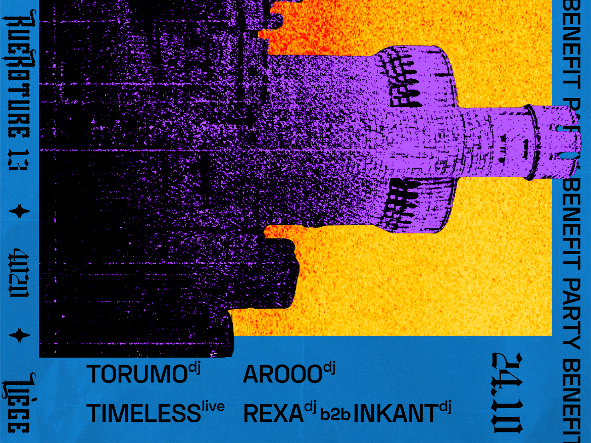 KulturA. Benefit Party avec TIMELESS + TORUMO + AROOO + REXA b2b INKANT