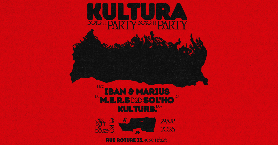 KulturA. Benefit Party avec IBAN & MARIUS + M.E.R.S b2b SOL'HO + KULTURB.
