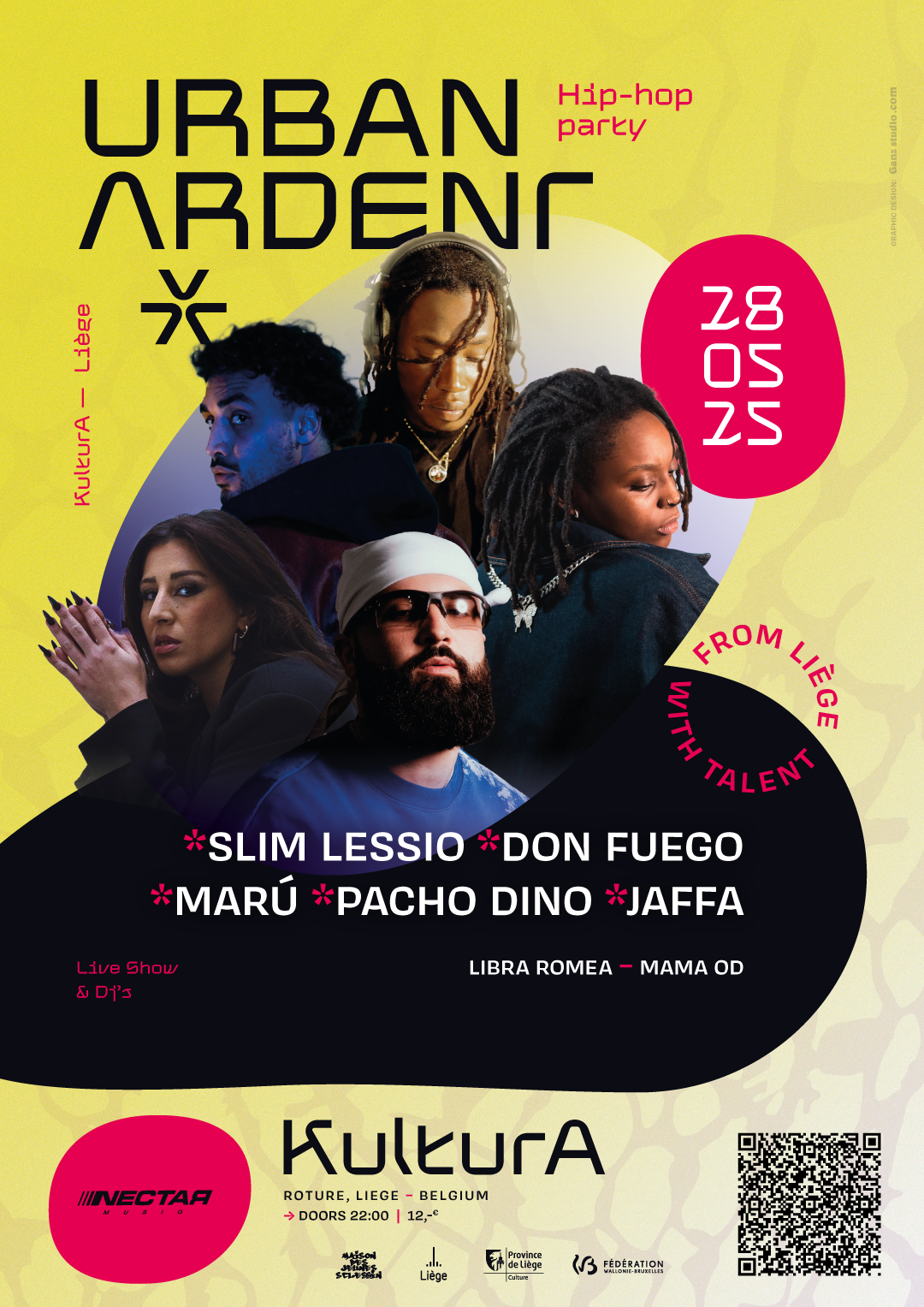 Urban Ardent w/ Slim Lessio • Don Fuego • Marù • Jaffa • Pacho Dino